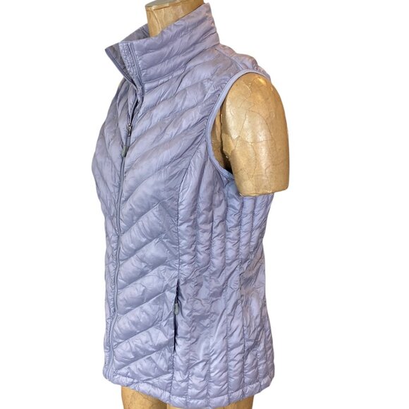 32 Degree Heat Lightweight Packable Puffer Vest Sz M Purplish Gray #329K - Picture 3 of 8